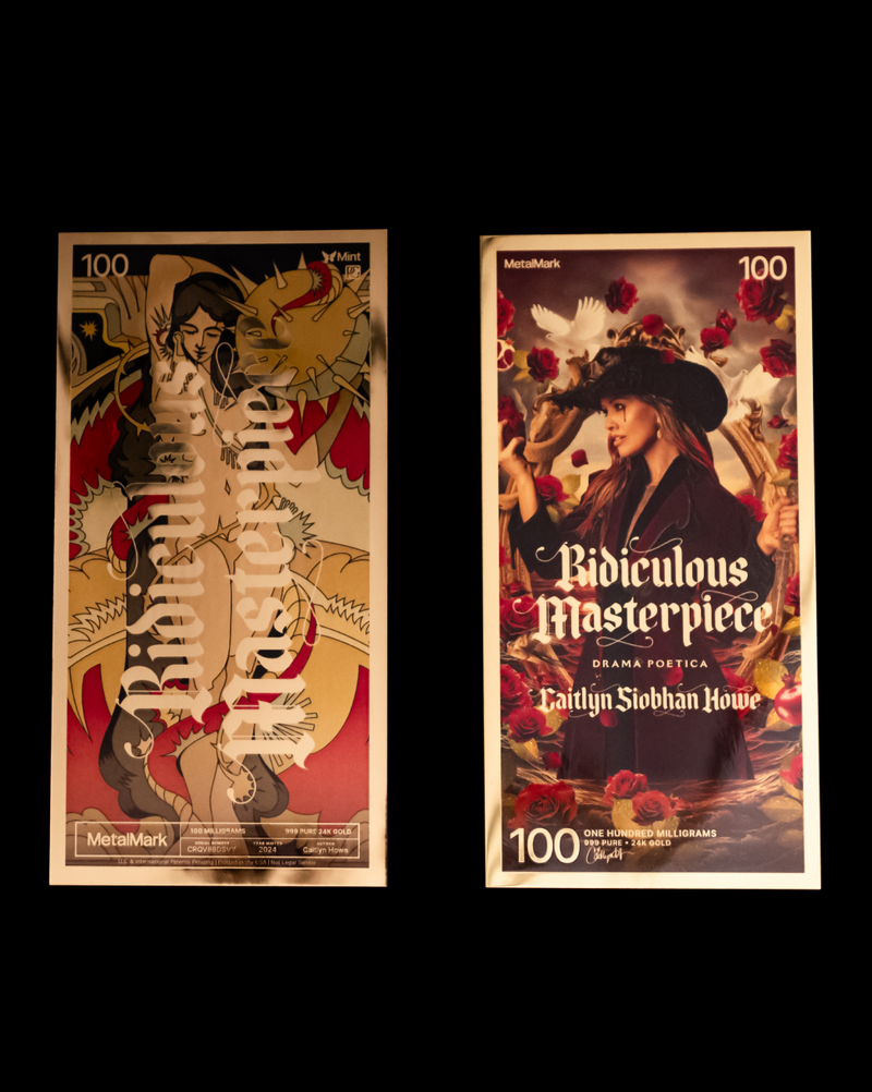 Ridiculous Masterpiece Collector's Gold Bookmark